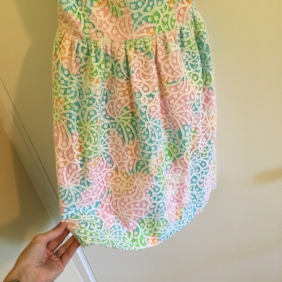Lilly Pulitzer Floral Lace Dress - Picture 3 of 5